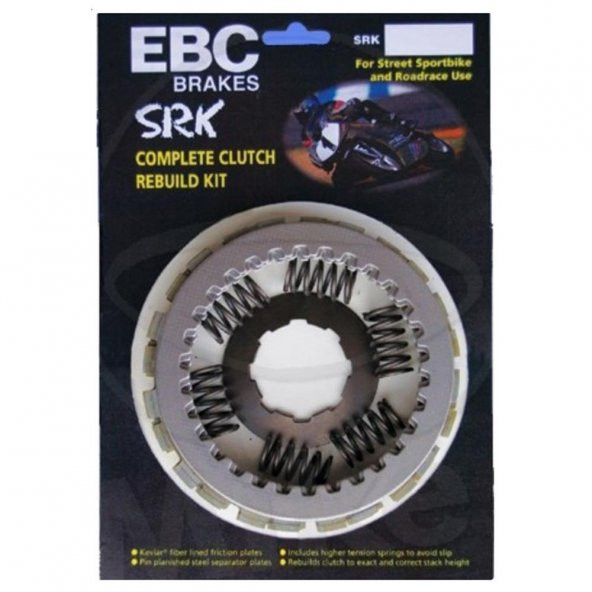 EBC SRK124 YAMAHA MT-09 / TRACER 14-20 KOMPLE FİBER DEBRİYAJ SETİ ürün görseli 1