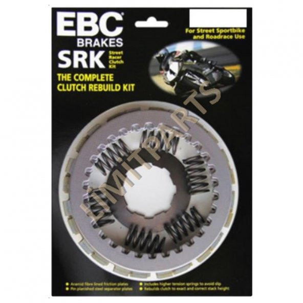 EBC SRK125 YAMAHA MT-07 / XSR700 KOMPLE FİBER DEBRİYAJ SETİ - Resim 2