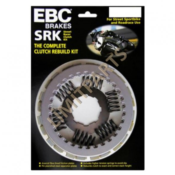 EBC SRK128 YAMAHA YZF-R25 , MT-25 12-20 KOMPLE FİBER DEBRİYAJ SETİ ürün görseli 1