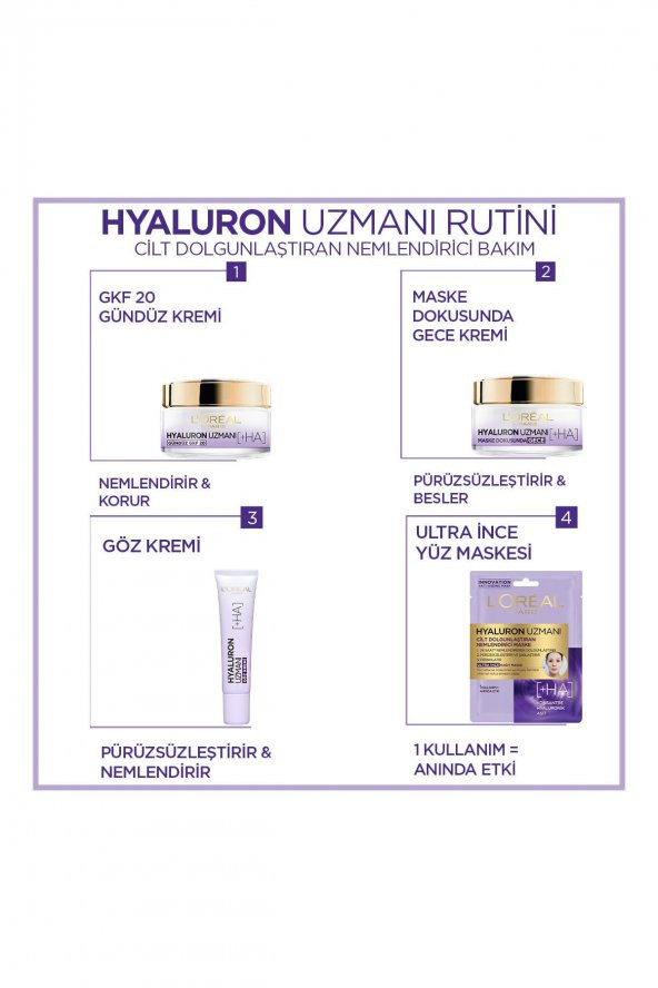 LOreal Paris Hyaluron Uzmanı Nemlendirici Göz Kremi 15 ml - 6