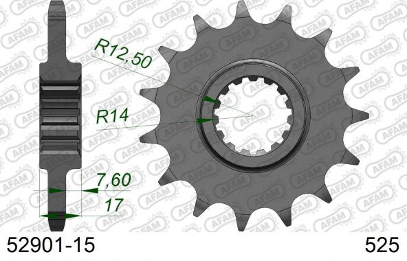 AFAM DUCATI 1199/1299 PANIGALE ÇELİK ÖN DİŞLİ #525