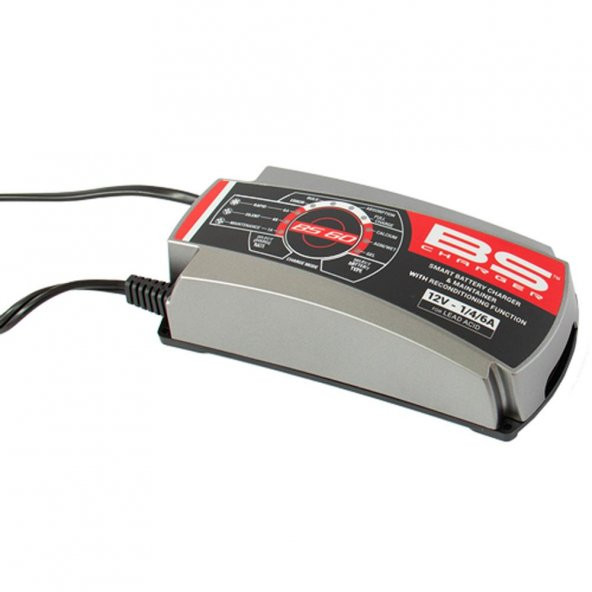 BS BATTERY BS60 - PROFESYONEL AKILLI AKÜ ŞARJ CİHAZI 12V 1A/4A/6A - 3