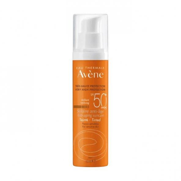 Avene Solaire Anti-age SPF50+ Yaşlanma Karşıtı Renkli Güneş Koruyucu 50 ml