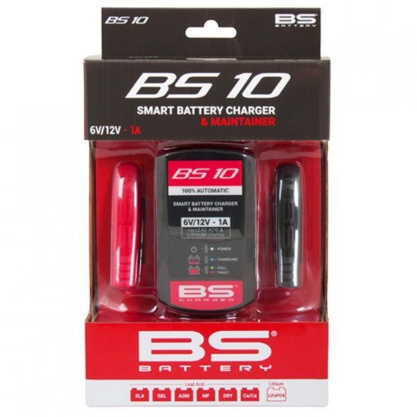BS BATTERY BS10 OTOMATİK AKÜ ŞARJ CİHAZI 6V/12V - 4
