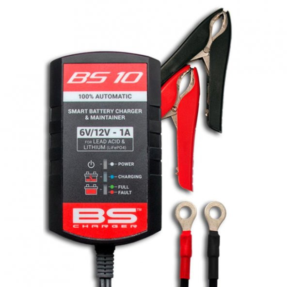 BS BATTERY BS10 OTOMATİK AKÜ ŞARJ CİHAZI 6V/12V - 9