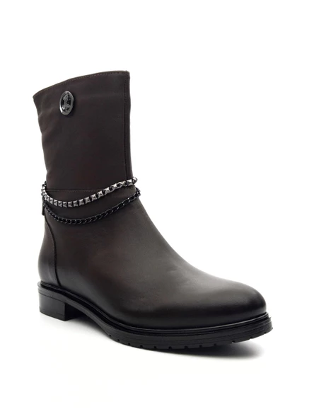 Venüs 20713K Kadın Hakiki Deri Zincir Detay Günlük Bot - 3