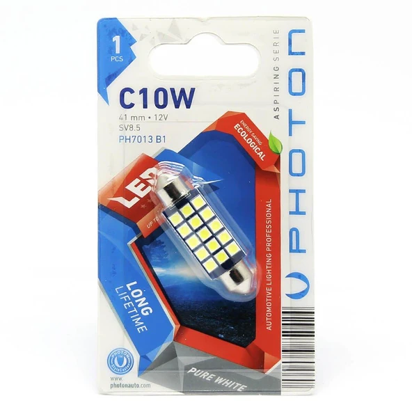 Photon C10W 12V CANBUS 41MM SOFİT LED (TEKLİ BLİSTER) PH7013 B1