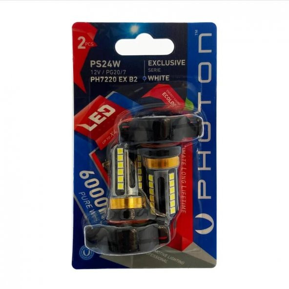 Photon PSX24W 12V EXCLUSIVE CANBUS LED (2Lİ BLİSTER) PH7220 EX B2