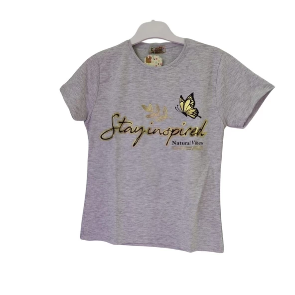 CMK KİDS KELEBEK BASKILI KIZ ÇOCUK T-SHİRT - 3