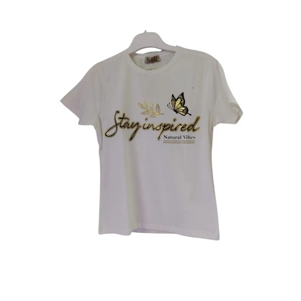 CMK KİDS KELEBEK BASKILI KIZ ÇOCUK T-SHİRT - 5