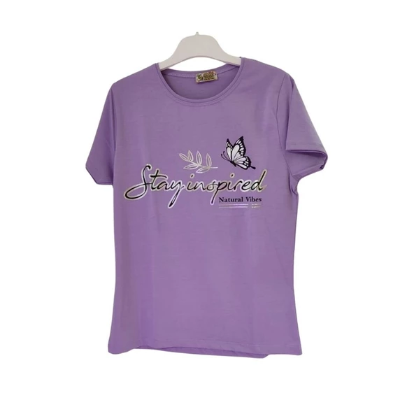 CMK KİDS KELEBEK BASKILI KIZ ÇOCUK T-SHİRT - 4