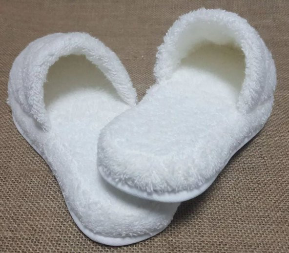 50 Çift Yüksek Kalite Pamuk Havlu Banyo Ev Otel Lohusa Terliği Kaymaz Kalın Taban - 4