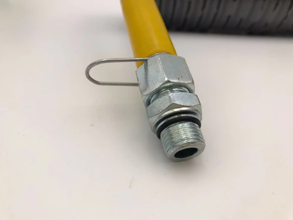 DORSE HORTUMU 8 X 12 MM 5.5 MT SİYAH UÇLARI SARI M16X1.5 REKORLU - 6