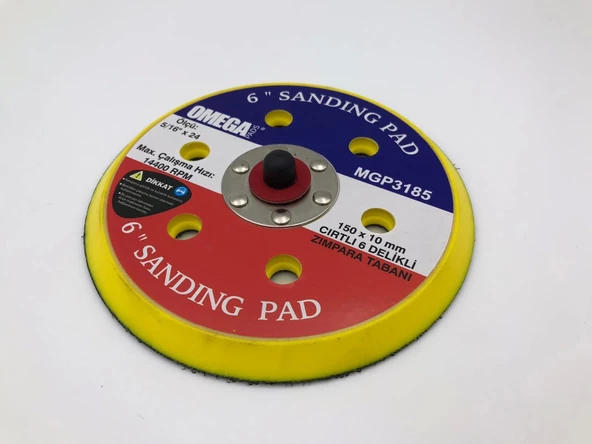 Havalı Zımpara Tabanı Delikli 150mm - Resim 3