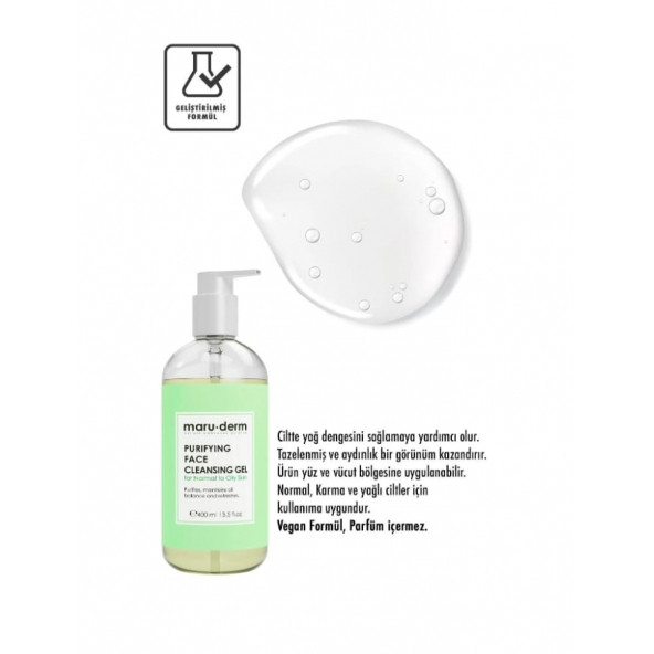 Maruderm Salisilik Asit BHA Yüz Yıkama Jeli 400 ML - 2