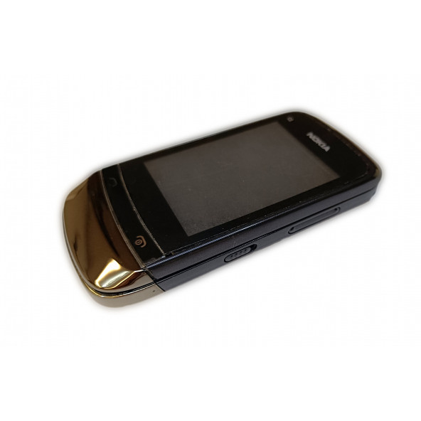 Nokia C2-02 Kasa Kapak Tuş Takımı C2-02 Uyumlu Siyah Renk Orta Kasa Ön Kapak Arka Kapak Tuş Takımı - 3