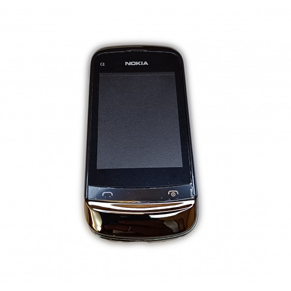 Nokia C2-02 Kasa Kapak Tuş Takımı C2-02 Uyumlu Siyah Renk Orta Kasa Ön Kapak Arka Kapak Tuş Takımı - 4