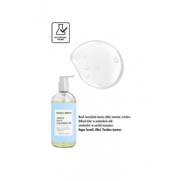 Maruderm Hassas ve Atopik Ciltler Için Yüz Yıkama Jeli 400 ML - 2