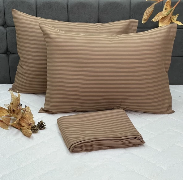 Komfort Home Battal Boy Lüx Otel Tipi Kolay Ütülenebilir Polycotton Saten Nevresim Seti