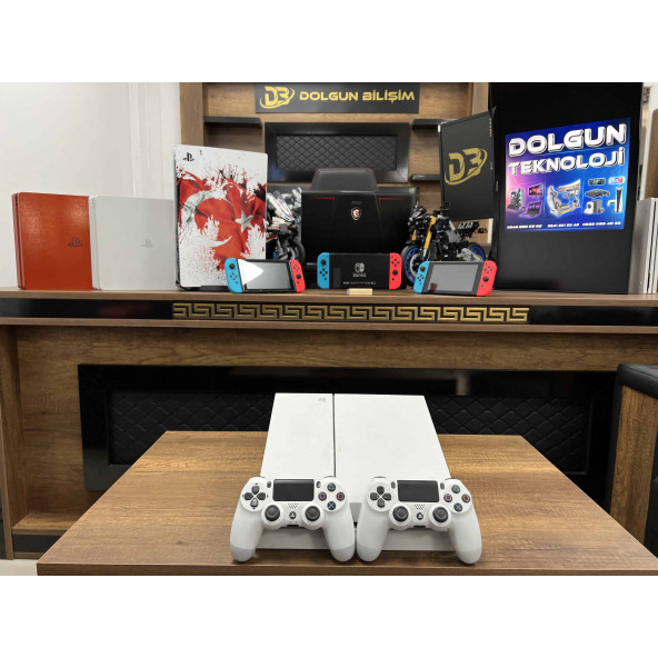 PlayStation 4 Beyaz 500 GB Çift Kol Playstation4 - ps4 - PS4 - Ps4 (İKİNCİ EL)