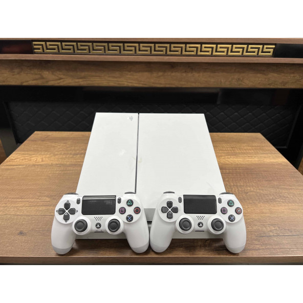 PlayStation 4 Beyaz 500 GB Çift Kol Playstation4 - ps4 - PS4 - Ps4 (İKİNCİ EL) - 2