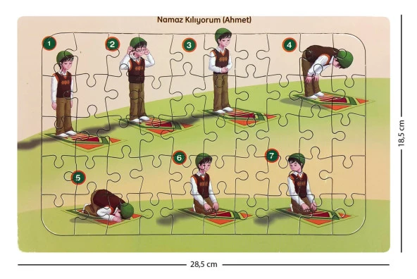 Namaz Kılıyorum (Ahmet) Yapboz-1126