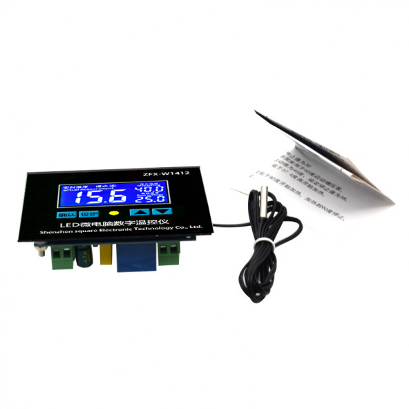ZFX-W1412A 220Volt 16A LCD  Pano Tip Termostat Kuluçka Makinalarına Uygun - 2