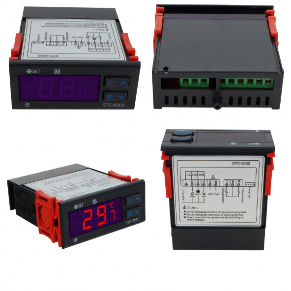 YATE10 STC9200 Dijital Çift Prob Isı Kontrol Termostat - 3