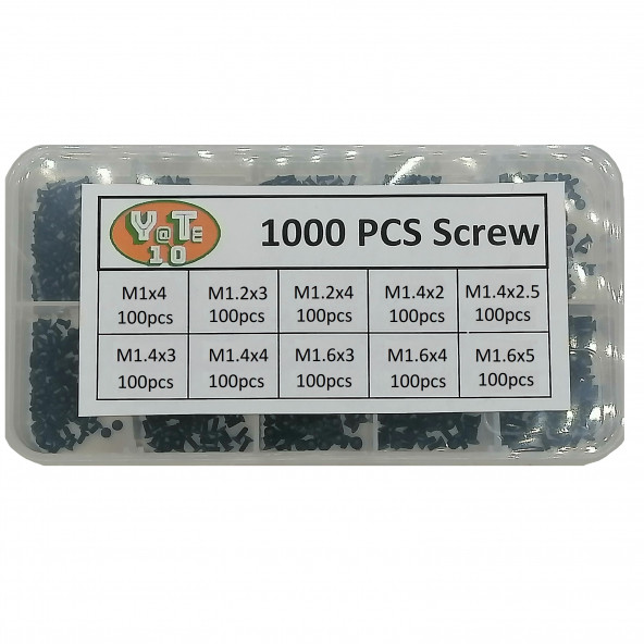 Yate10 1000x Set Telefon,Gözlük,Tablet Vida Seti Kutulu - 2