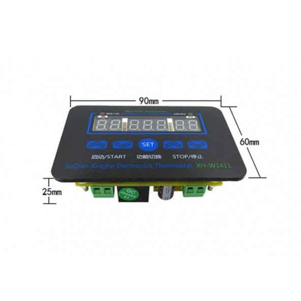 Yate10 XH-W1411 12V Isı Kontrolörü - 4