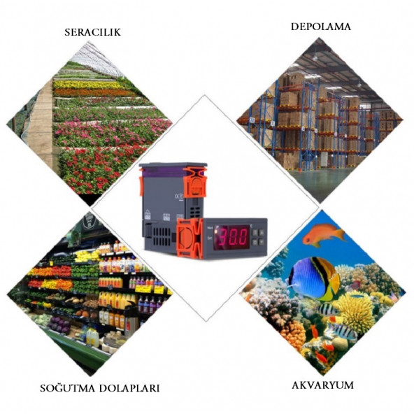 STC-1000T 12v-72v 10A Özel Üretim Dijital Termostat+Yedek Prob - 5