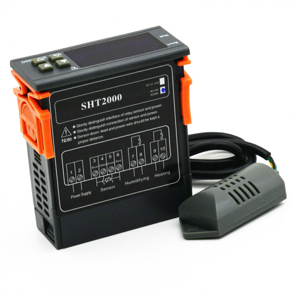 SHT2000 220v 10A Isı ve Nem Kontrolörü - 7