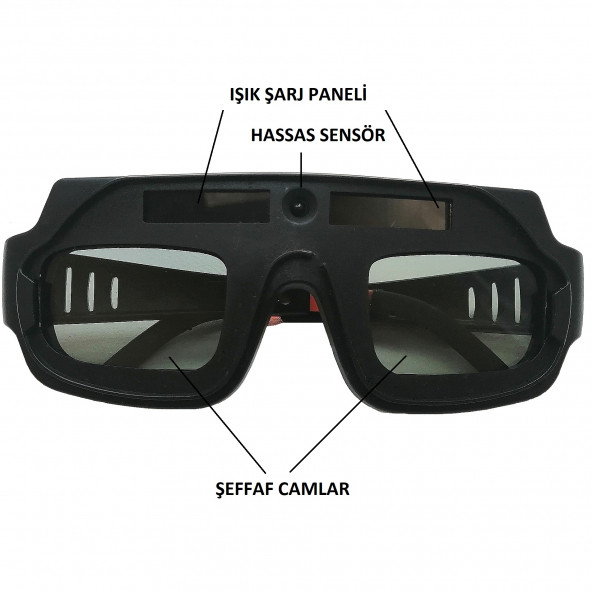 Yate10 Otomatik Kararan Lazer Epilasyon Gözlüğü (Özel Üretim Şeffaf Cam) - 6