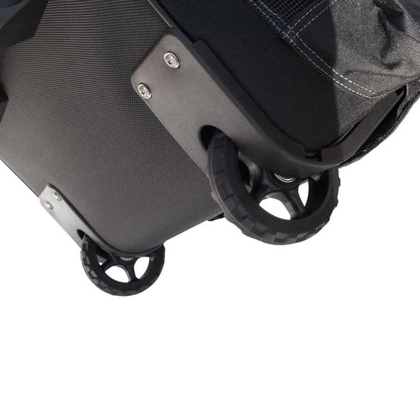 Cressi Moby 5 Tekerlekli Dalış Çantası  BLACK / RED - Resim 8