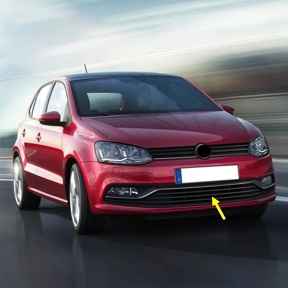 VW Polo 2015-2017 Ön Tampon Orta Izgarası 6C0853671A 6C0853677A