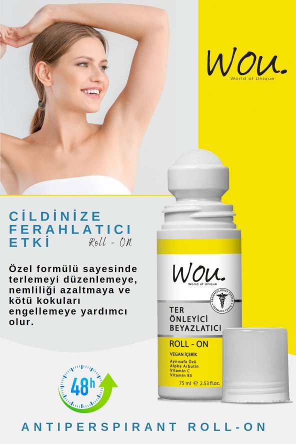 Wou Ter Önleyici Beyazlatıcı Roll - On 75 ml - 4