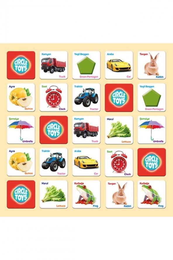 Kart Eşleştirme Oyunu, Eğitici Kartlar Eşleştirme Kartı Oyuncak Bebek Zihin Gelişimi - 2