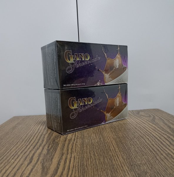 Gano Schokolade 3 in 1 Kakaolu ve Ganoderma Mantarlı İçecek 2li Paket