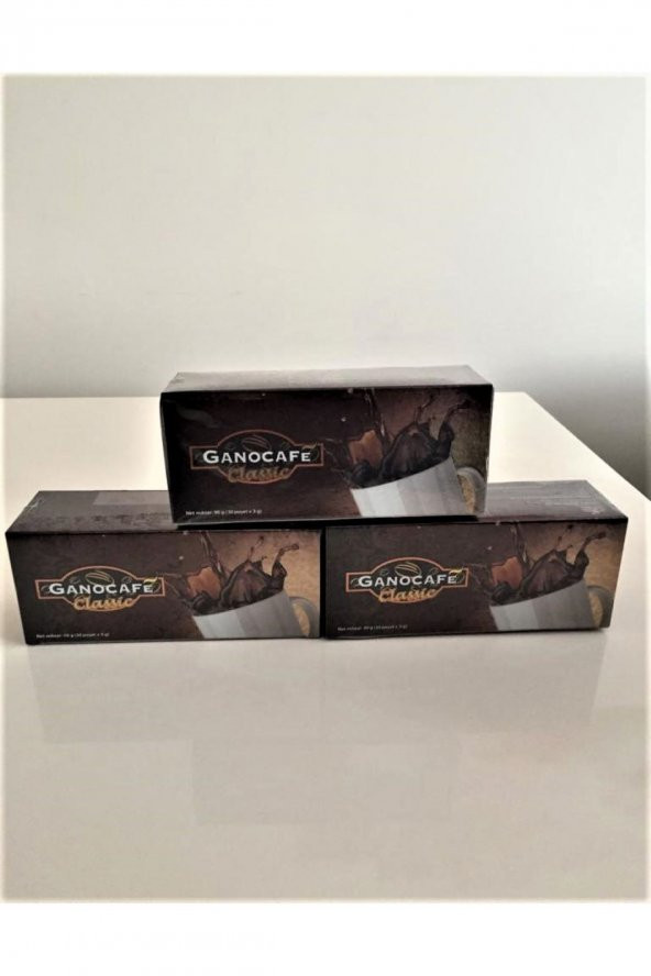 Ganocafe Classıc 3lü Paket (90 Poşet x 3gr)