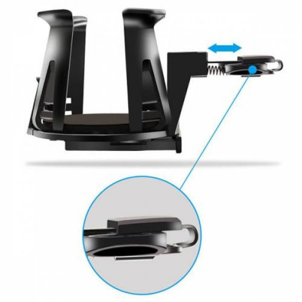 Polham Araç İçi Havalandırma Bardak Tutucu Araç Bardak Tutucu Araç İçecek Tutucu Araç Izgara - 6