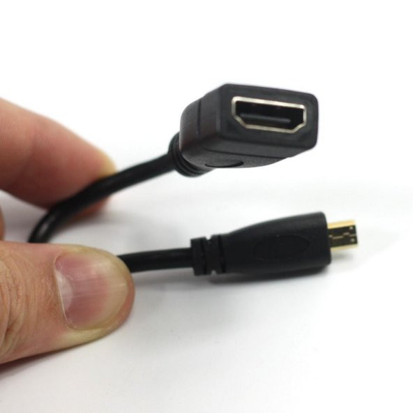 Micro Mikro Hdmi Çevirici Dönüştürücü Adaptör Kablosu 15Cm - 2