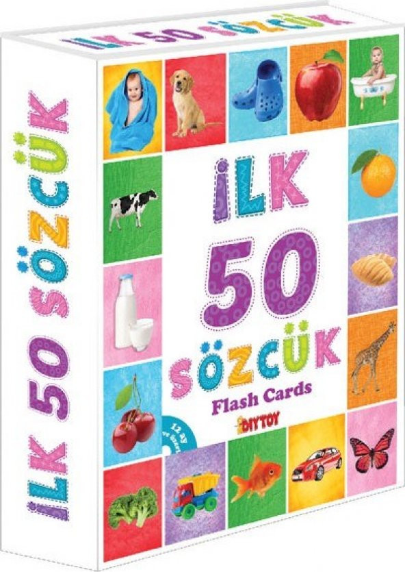 İlk 50 Sözcük Kart Bebekler İçin Öğrenme Konuşma Yardımcı Flash Cards