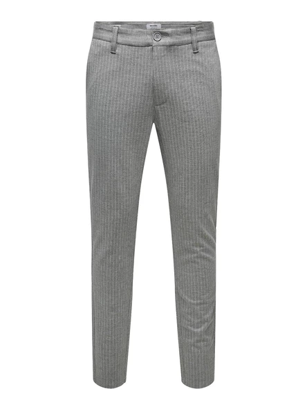 ONLY & SONS Erkek Çizgi Desenli Chino Pantolon 22013727