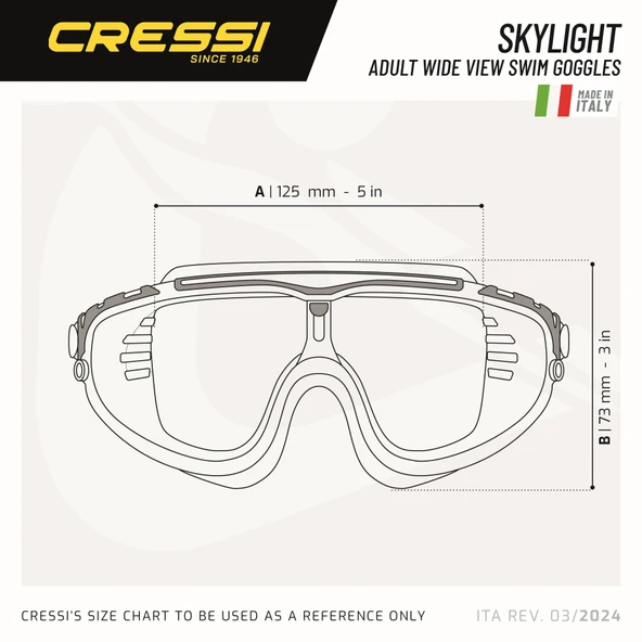 Cressi Skylight Deniz Gözlüğü  WHITE-PINK - 5