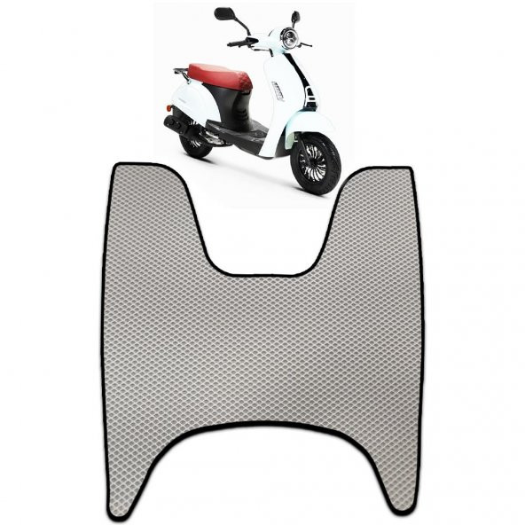 Bod Küba Blueberry 50 lik Motor 3D Havuzlu Paspas Gri ürün görseli