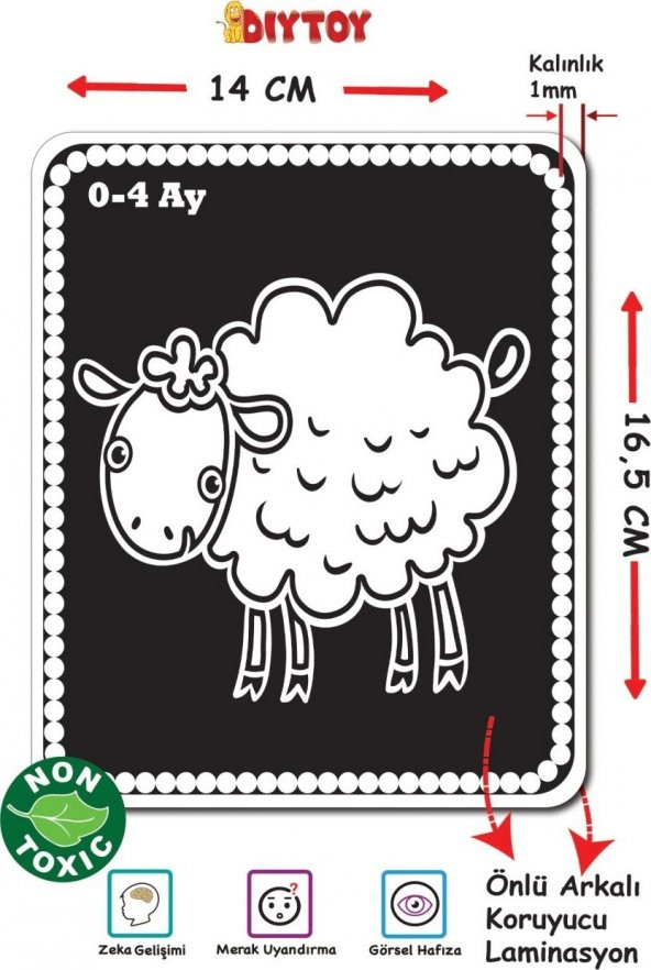 Bebeğimin İlk Zeka Kartları Flash Cards Zihinsel Gelişime Yardımcı - 3