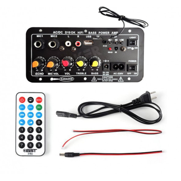 Oto&Motorsiklet&Ev Subwoofer Amfi-Equalizer - 2