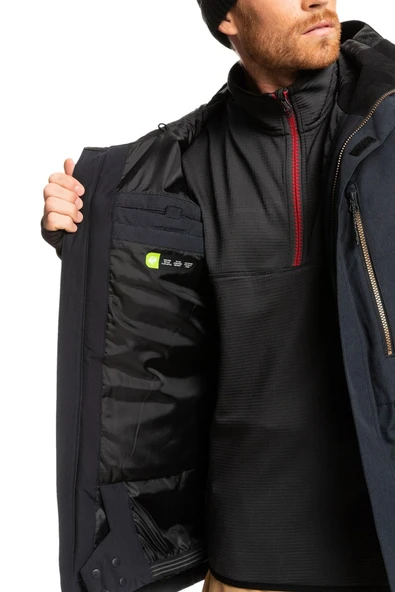 Quiksilver EQYTJ03266-KVJ0 Mission Solid Jk Erkek Kayak Montu - 5