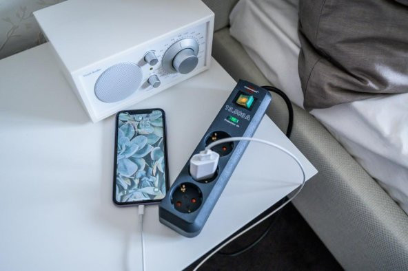 Brennenstuhl Eco Line Serisi 3 Soketli 1.5 Metre 13.500 mAh Akım Korumalı Uzatma Priz - Resim 4