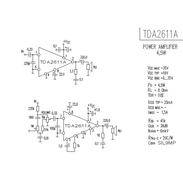 TDA2611A Entegre Devre - 2
